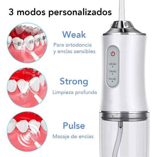 IRRIGADOR DENTAL 4 EN 1 PORTATIL