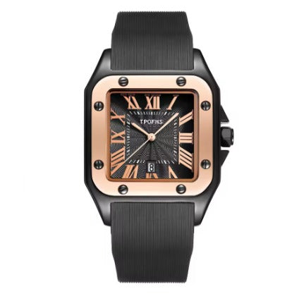 Reloj negro elegante de caballero